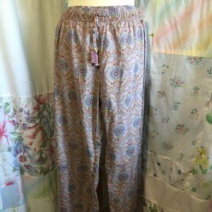 Cotton Lavender Boho Pants